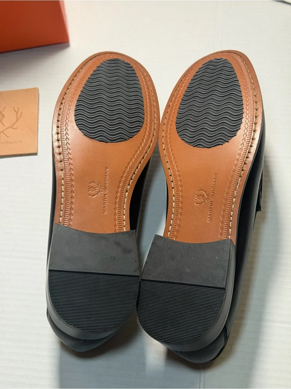 Martin Dingman Addison II Horse Bit Black Leather Dress Loafer Mens Sz 12